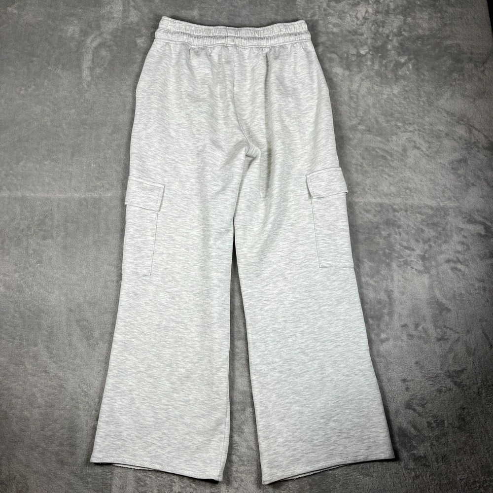 Better Together Wide Leg Cargo Pants Womens Medium Bone Ivory‎ Lounge Minimalist - Picture 11 of 12